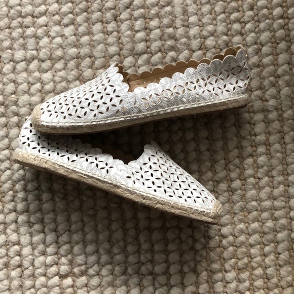 Michael Kors Beige Laser Cut Espadrille Flats - Picture 3 of 5